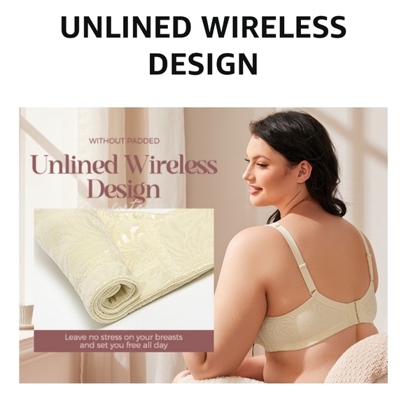 Wingslove Minimizer Wire-Free Bra - Picture 8 of 15